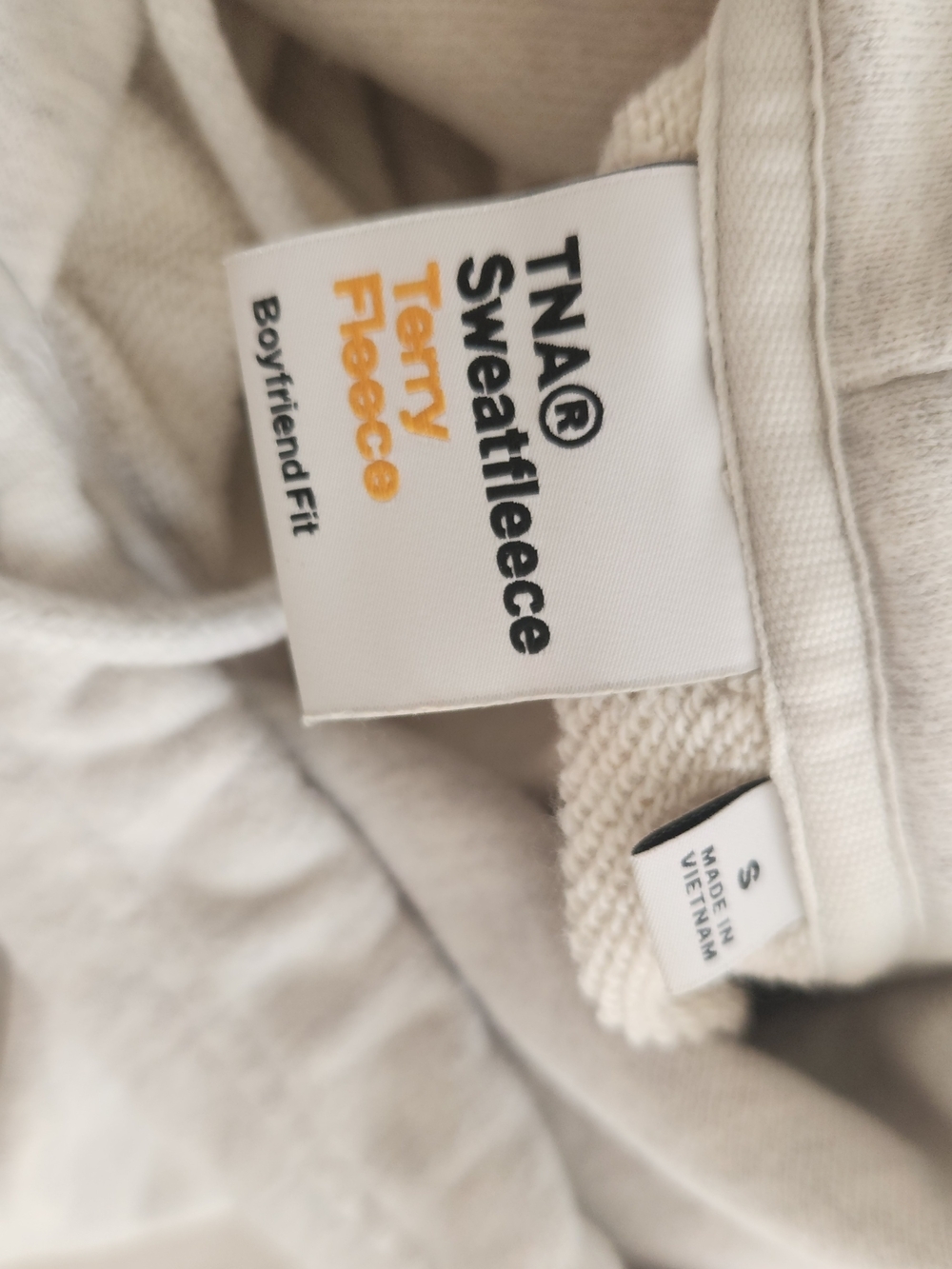 Aritzia Light Gray Drawstring Hoodie - Picture 5 of 10